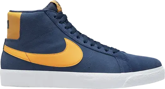 Кроссовки Nike Zoom Blazer Mid SB 'Michigan', синий