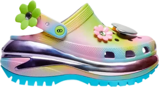 Кроссовки Lazy Oaf x Mega Crush Clog New Dimensions, разноцветный