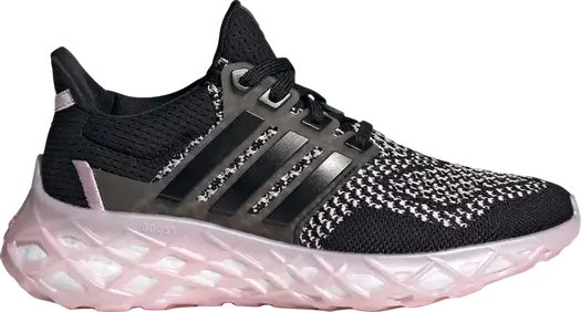 Кроссовки Adidas UltraBoost Web DNA 'Black Clear Pink', черный