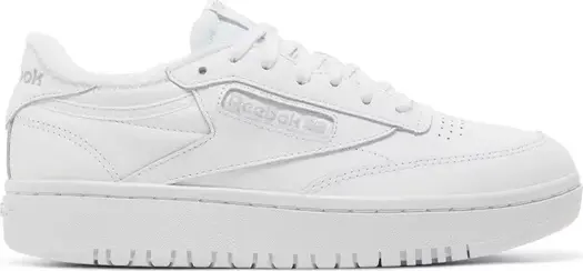 Кроссовки wmns club c double 'white cold grey' Reebok, белый