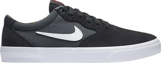 Лимитированные кроссовки Nike Chron Solarsoft SB Premium 'Off Noir Grey', черный