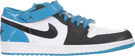 Кроссовки Air Jordan 1 Strap Low Neo Turquoise, белый