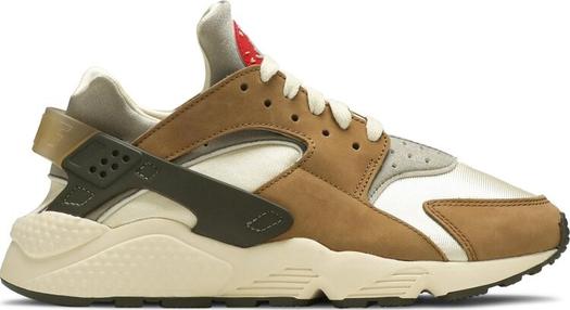Кроссовки Nike Stussy x Air Huarache LE 'Desert Oak' 2021, загар