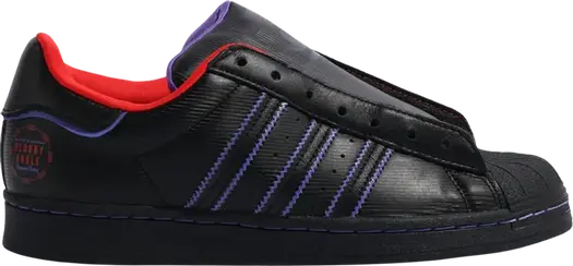 Кроссовки Adidas BLOODY ANGLE x Superstar Laceless 'Bewitching', черный