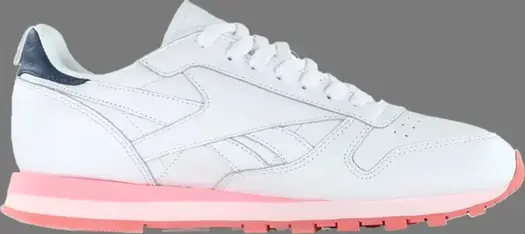 Кроссовки publish x revenge x wmns classic leather 'white steel' Reebok, белый