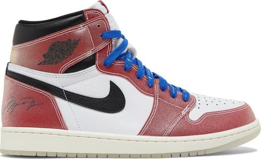 Кроссовки Trophy Room x Air Jordan 1 Retro High OG SP Chicago Friends & Family, красный