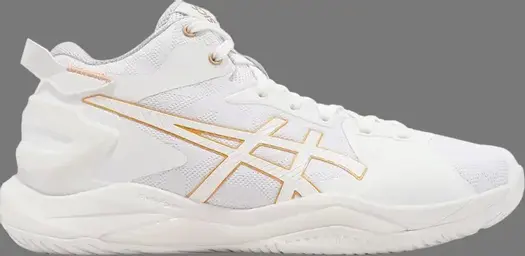 Кроссовки gel burst 26 4e wide 'white gold' Asics, белый