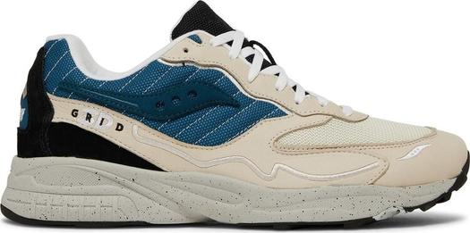 Кроссовки Saucony 3D Grid Hurricane Cream Blue, кремовый