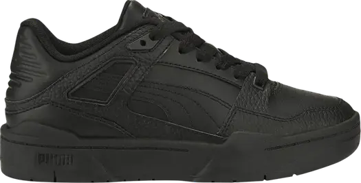 Кроссовки Puma Slipstream Leather Jr Triple Black, черный