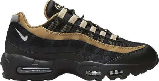 Кроссовки Nike Air Max 95 'Black Elemental Gold', черный