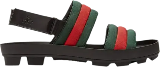 Сандалии Gucci Web Sandal, черный