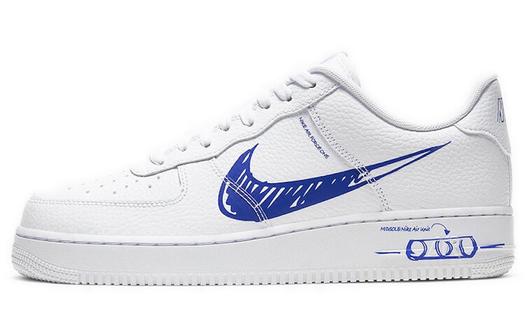 Кроссовки Nike Air Force 1 Low Sketch White Royal