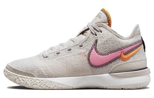 Кроссовки Nike Zoom LeBron NXXT Gen, серо-кремовый/розовый