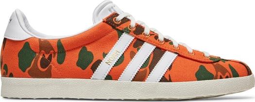 Кроссовки Adidas Noah x Gazelle OG 'Orange Camo', оранжевый