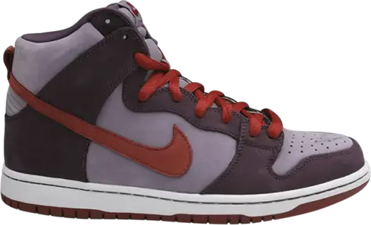 Кроссовки Nike Dunk High Premium SB 'Plum', фиолетовый