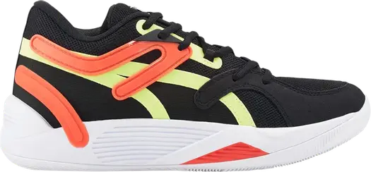 Кроссовки Puma TRC Blaze Court Black Cherry Tomato, черный