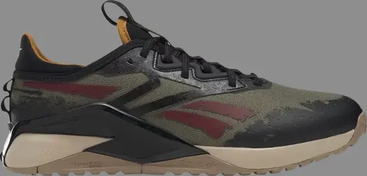 Кроссовки jurassic world x nano x2 adventure 'survival kit' Reebok, зеленый