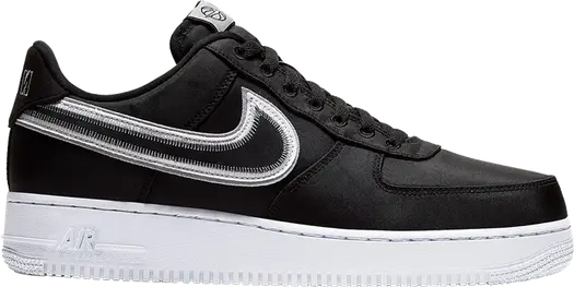 Кроссовки Nike Air Force 1 Low 'Reverse Stitch - Black', черный