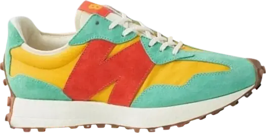 Кроссовки New Balance Size? x 327 'Yellow Green Orange', зеленый