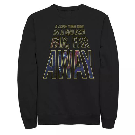 Мужской свитшот Star Wars Galaxy Far Far Away Licensed Character