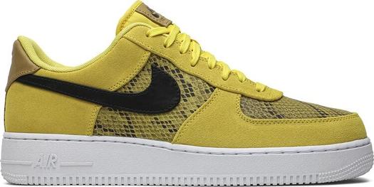 Кроссовки Nike Air Force 1 Low 'Yellow Snakeskin', желтый