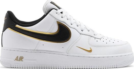 Кроссовки Nike Air Force 1 '07 LV8 'Metallic Swoosh Pack - White Metallic Gold', белый