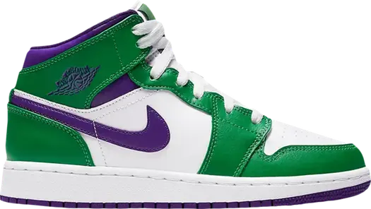 Кроссовки Air Jordan 1 Mid PS Hulk, зеленый