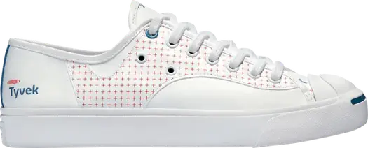 Кроссовки Converse DuPont Tyvek x Jack Purcell Rally White Princess Blue, белый