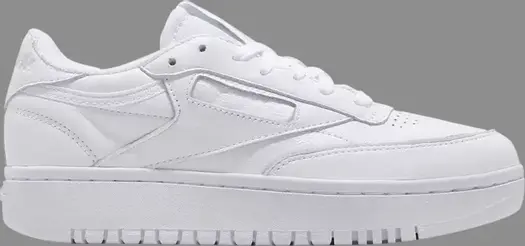 Кроссовки wmns club c double 'white' Reebok, белый