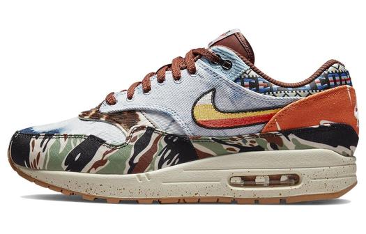 Кроссовки Nike Air Max 1 SP Concepts, камуфляжный/светло-голубой