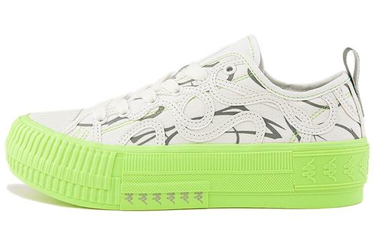 Кроссовки Kappa Skateboard Shoes Unisex Low-Top White Green