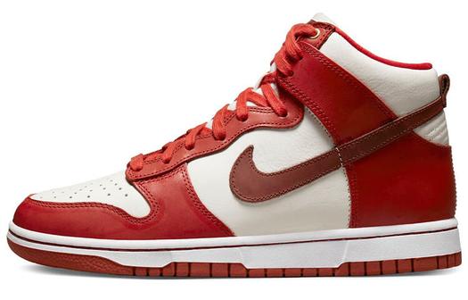 Кроссовки Nike Dunk High LXX, белый/красный