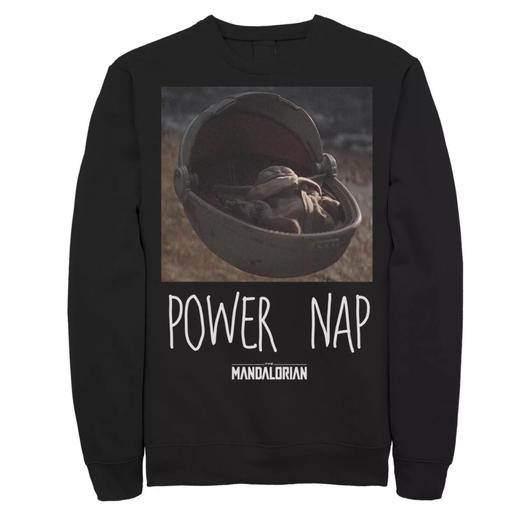 Мужской свитшот Star Wars The Mandalorian The Child Power Nap Licensed Character