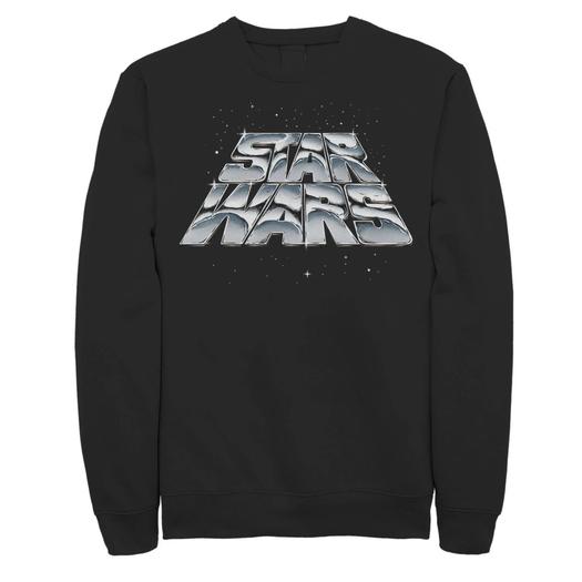 Мужской свитшот с косым хромированным логотипом Star Wars Licensed Character