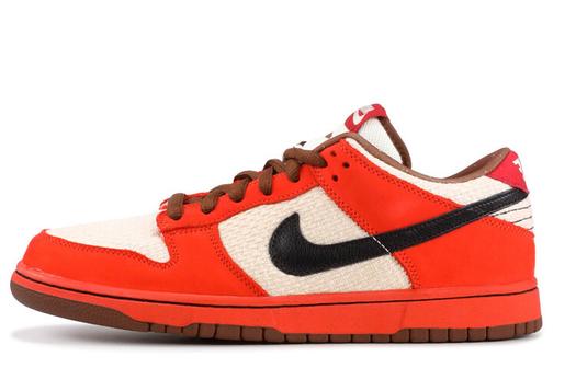 Кроссовки Nike Sb Dunk Low, оранжевый/бежевый