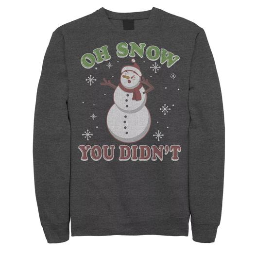 Мужской рождественский свитшот Snowman Oh Snow You Didn't Didt Licensed Character