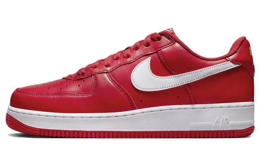 Кроссовки Nike Air Force 1 Low '07, красный/белый