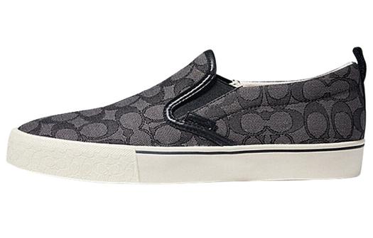 Кроссовки COACH Skateboard Shoes Men Low-Top Black Gray