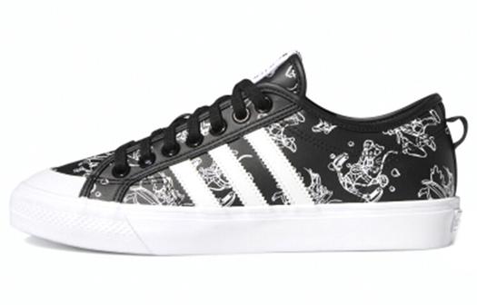 Кроссовки Adidas Originals Nizza Unisex FW9590, черный/серый/белый