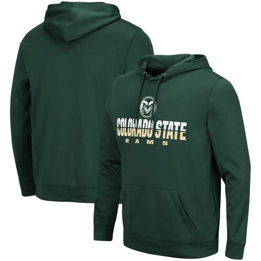 Мужской зеленый пуловер с капюшоном Colorado State Rams Lantern Colosseum