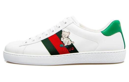 Кроссовки мужские Gucci ACE, Обувь для скейтбординга, Белый