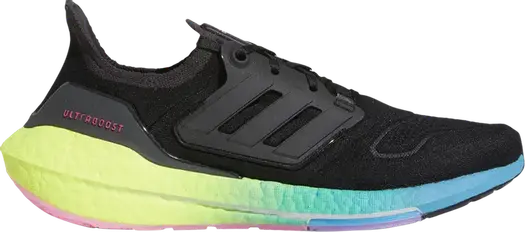 Кроссовки Adidas UltraBoost 22 'Black Multi Gradient', черный