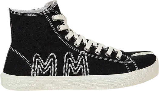 Кроссовки Maison Margiela Tabi High MM Embroidered - Black, черный