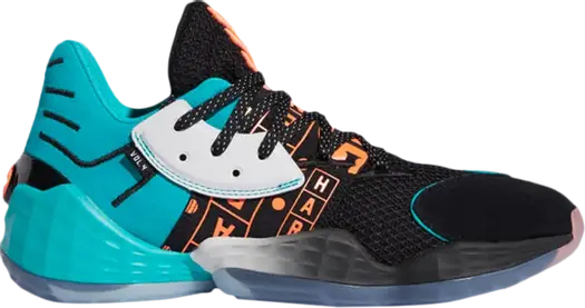 Кроссовки Adidas Harden Vol. 4 'Geek Up', черный
