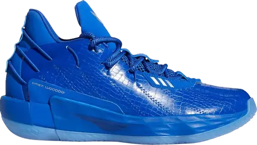 Мужские кроссовки Adidas Ric Flair x Dame 7, ярко-синий
