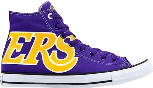 Кроссовки Converse Chuck Taylor All Star SE High GS Los Angeles Lakers, фиолетовый