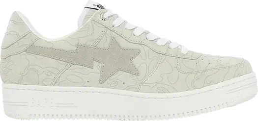 Кроссовки Solebox x Bapesta Light Beige Line Camo, серый