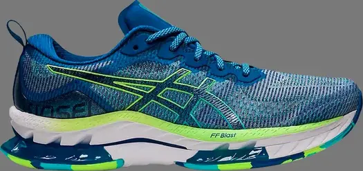 Кроссовки gel kinsei blast le 'lake drive hazard green' Asics, синий