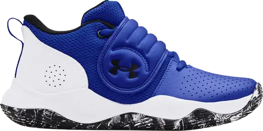 Кроссовки Under Armour Zone BB GS Royal White, синий