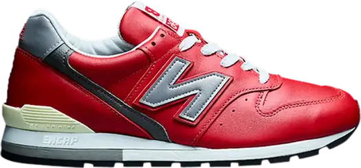 Кроссовки New Balance 996 'Smooth Leather Red', красный
